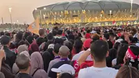 Insiden Fans Timnas Indonesia Kesulitan Masuk Stadion untuk Saksikan Laga Vs Arab Saudi: Sempat Rusuh